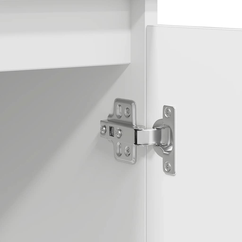 vidaXL Komoda z szufladami Biała 100,5x35x76 cm Drewno klejone