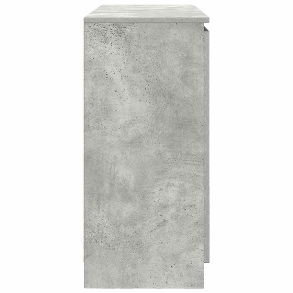vidaXL Komoda z szufladami Betonowy Szary 100,5x35x76cm Drewno klejone