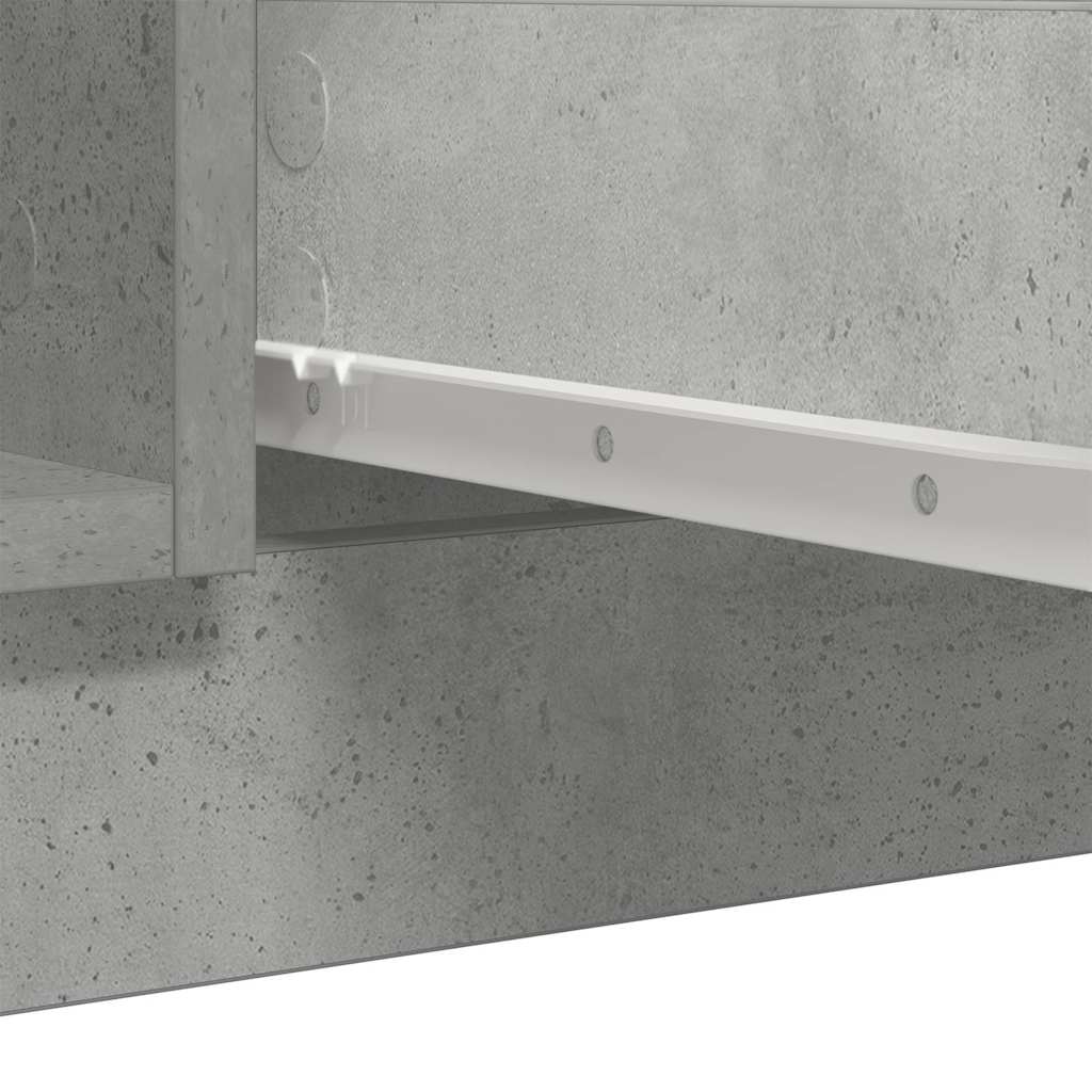 vidaXL Komoda z szufladami Betonowy Szary 100,5x35x76cm Drewno klejone