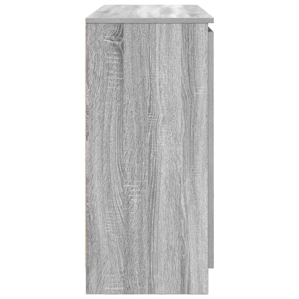 vidaXL Komoda z szufladami Szara Sonoma 100,5x35x76 cm Drewno klejone