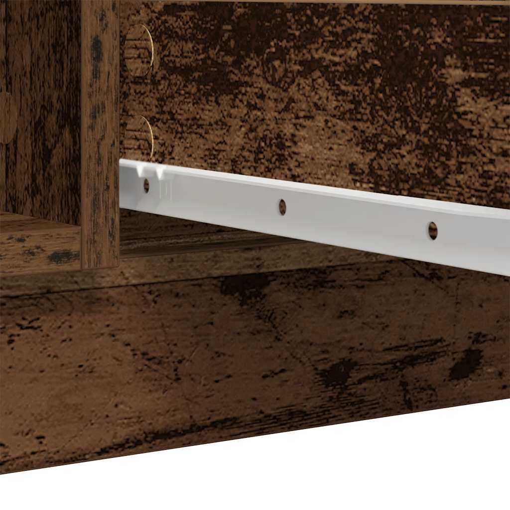 vidaXL Komoda z szufladami Stare drewno 100,5x35x76 cm Drewno klejone