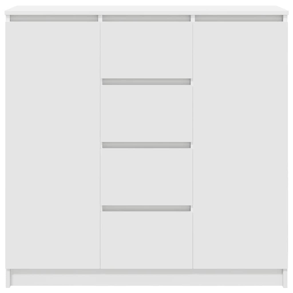 vidaXL Komoda z szufladami Biała 100,5x35x98,5 cm Drewno klejone