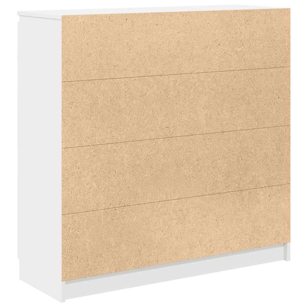 vidaXL Komoda z szufladami Biała 100,5x35x98,5 cm Drewno klejone
