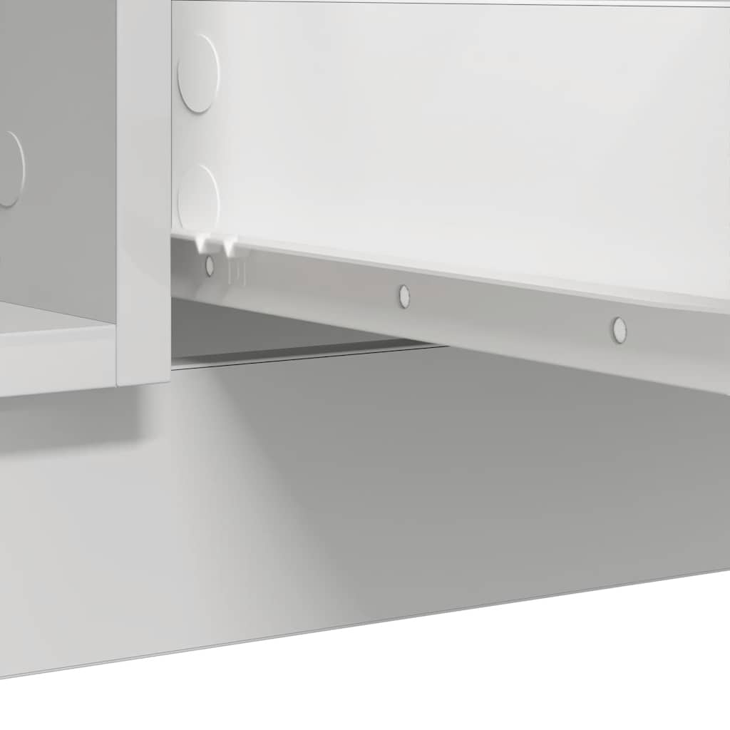 vidaXL Komoda z szufladami Biała 100,5x35x98,5 cm Drewno klejone