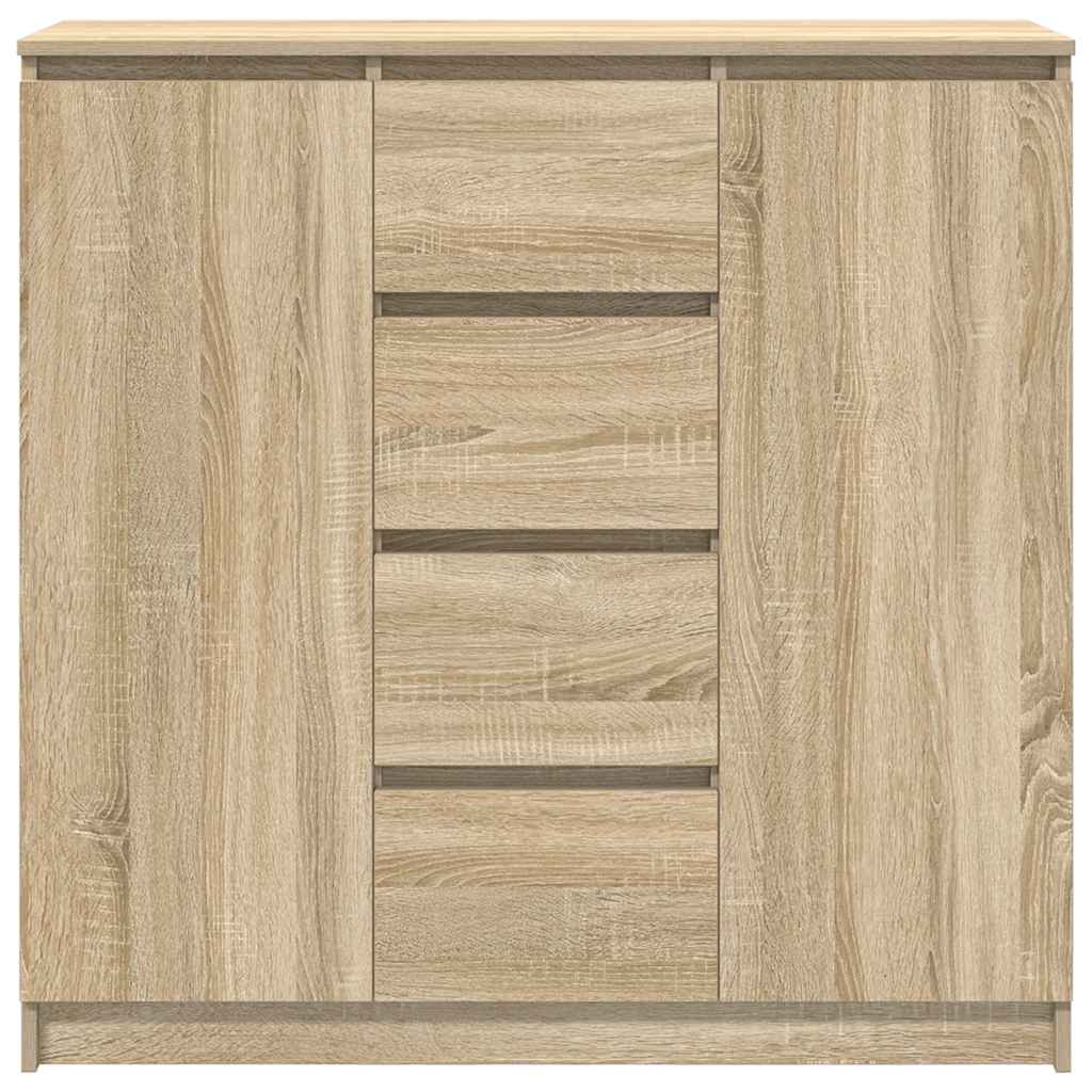 vidaXL Komoda z szufladami Dąb Sonoma 100,5x35x98,5 cm Drewno klejone