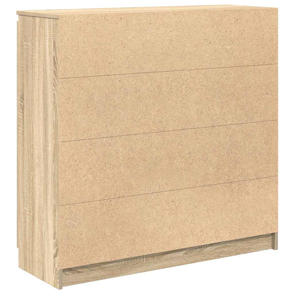 vidaXL Komoda z szufladami Dąb Sonoma 100,5x35x98,5 cm Drewno klejone