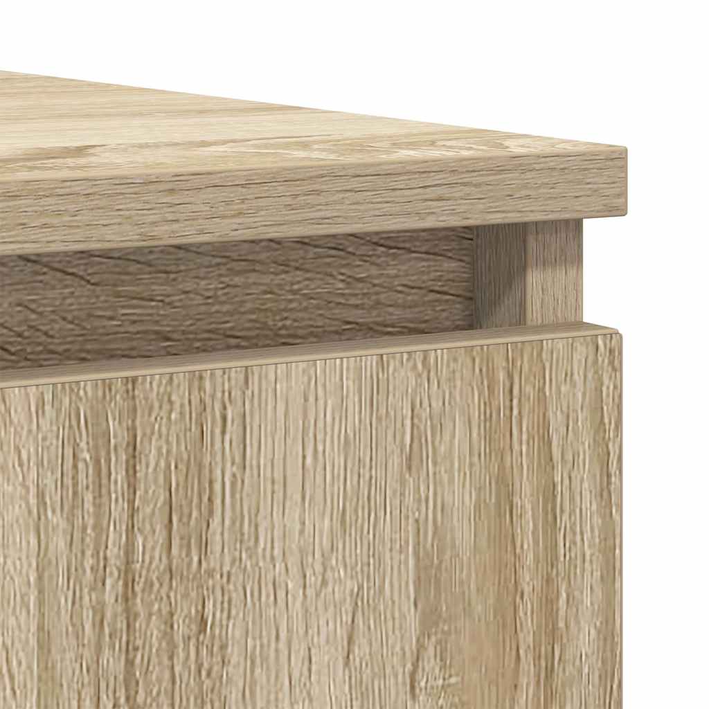 vidaXL Komoda z szufladami Dąb Sonoma 100,5x35x98,5 cm Drewno klejone