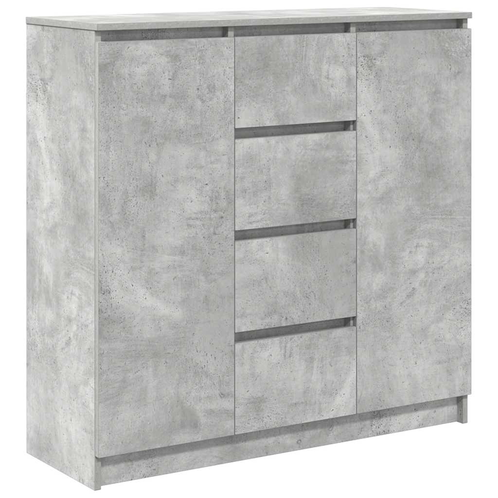 vidaXL Komoda z szufladami Betonowy Szary 100,5x35x98,5 cm