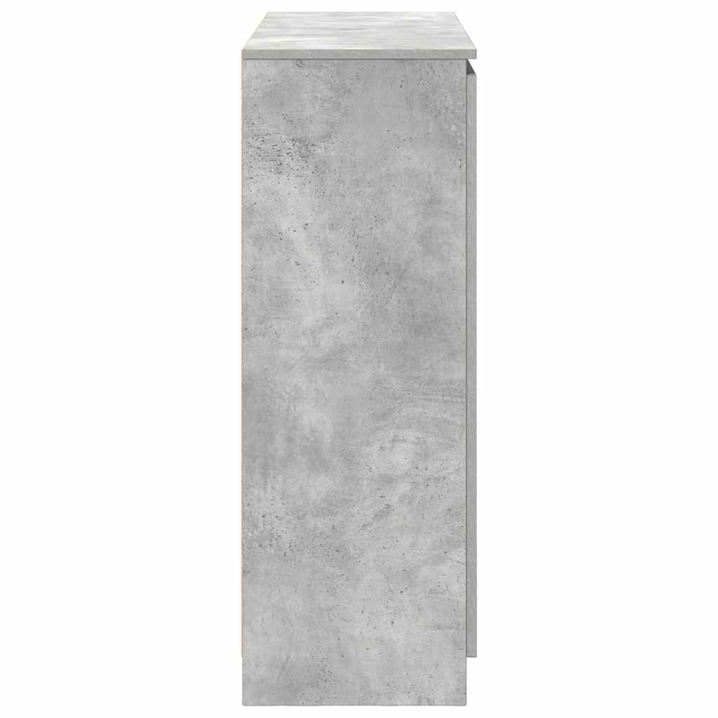 vidaXL Komoda z szufladami Betonowy Szary 100,5x35x98,5 cm