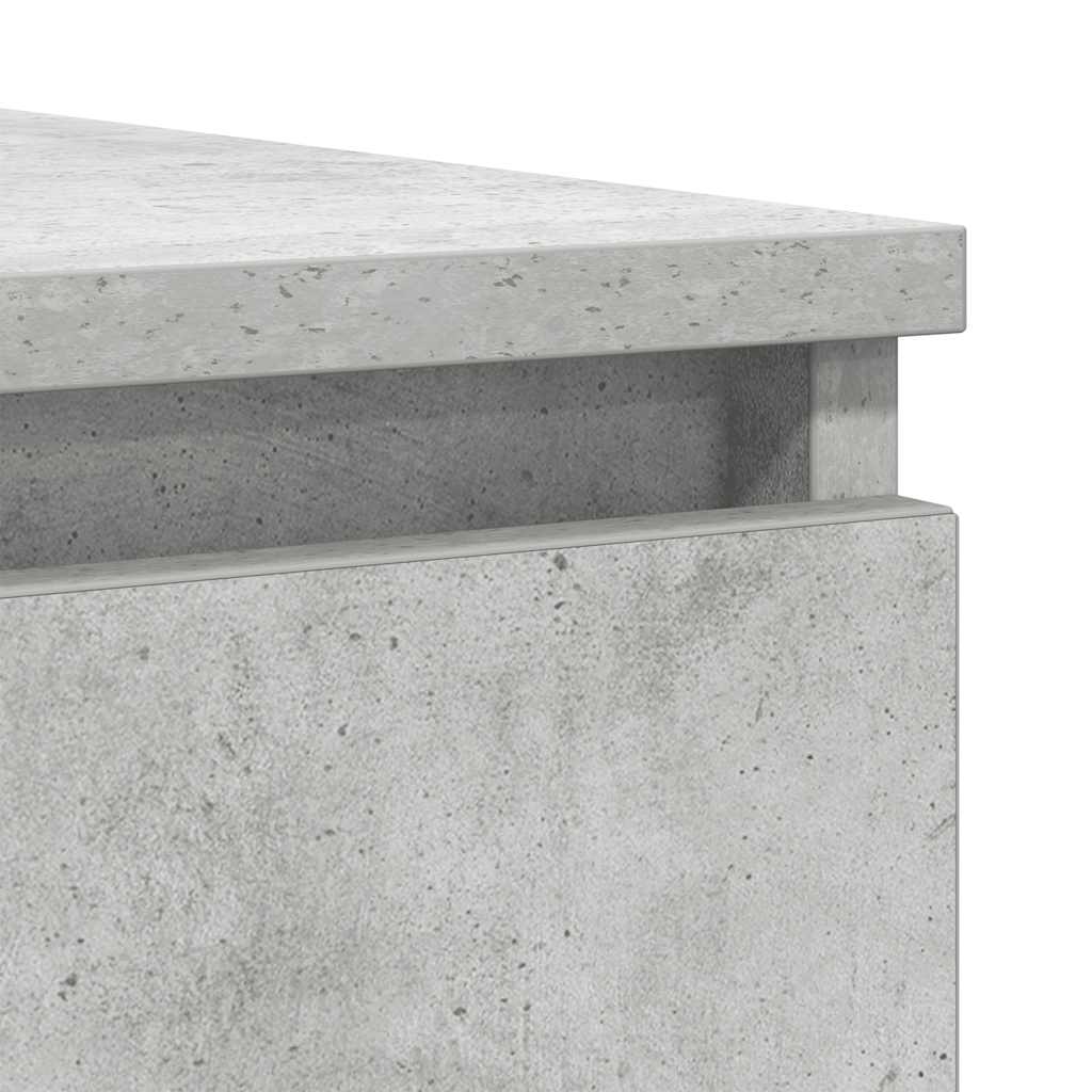 vidaXL Komoda z szufladami Betonowy Szary 100,5x35x98,5 cm