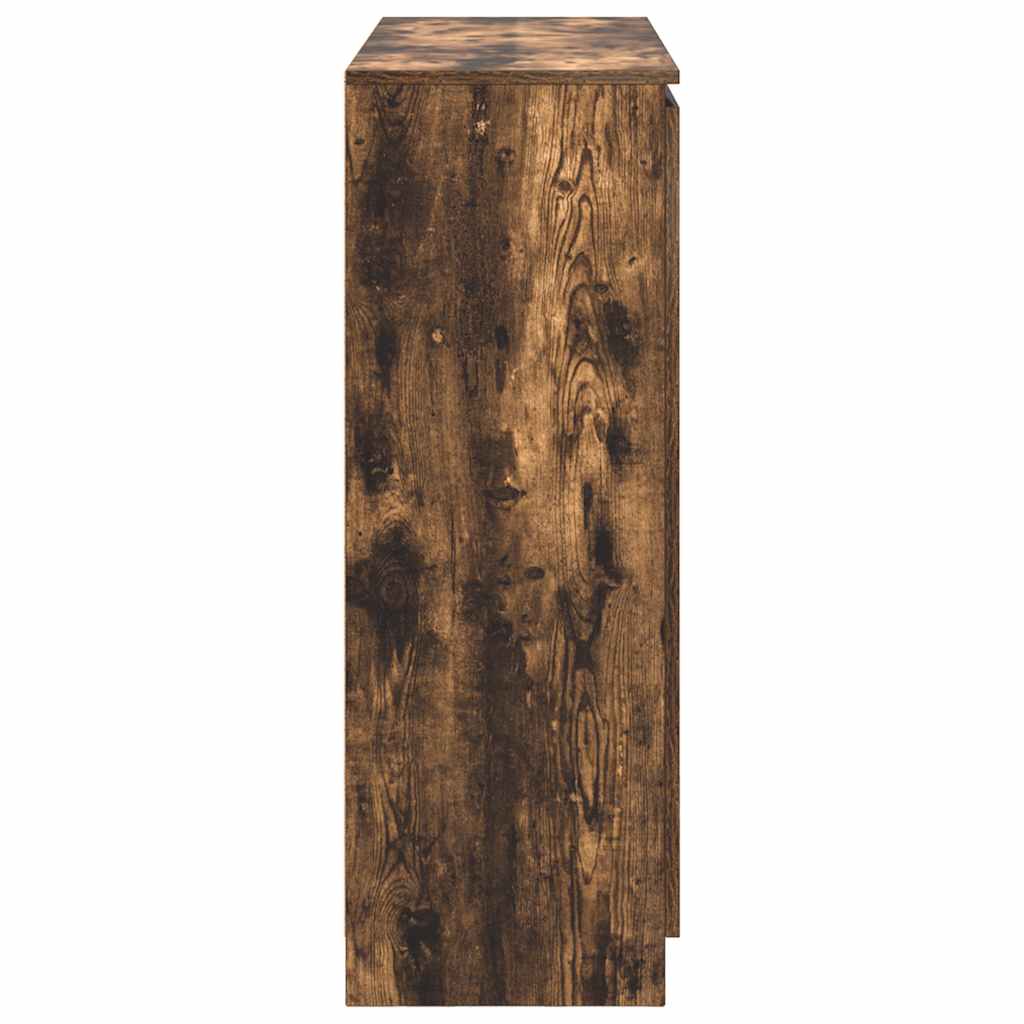 vidaXL Komoda z szufladami Dąb wędzony 100,5x35x98,5 cm Drewno klejone