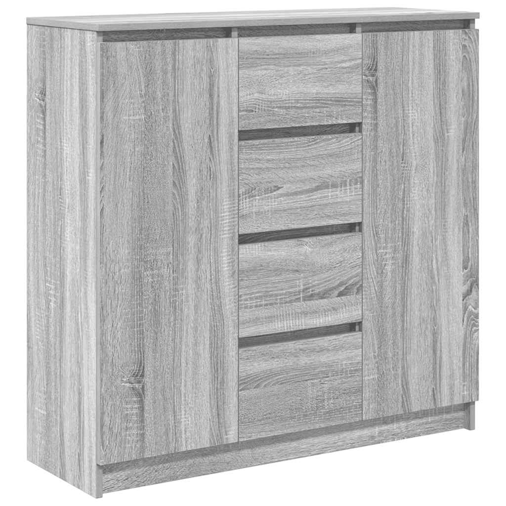 vidaXL Komoda z szufladami Szara Sonoma 100,5x35x98,5 cm