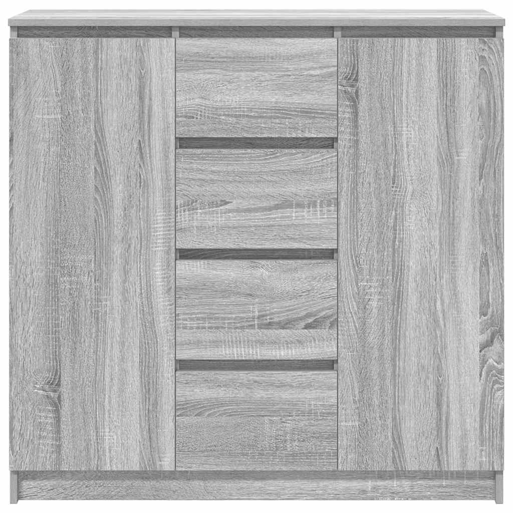 vidaXL Komoda z szufladami Szara Sonoma 100,5x35x98,5 cm