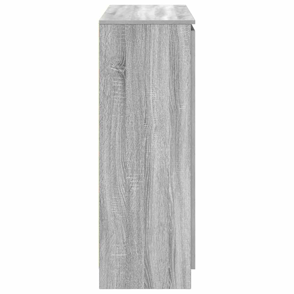 vidaXL Komoda z szufladami Szara Sonoma 100,5x35x98,5 cm