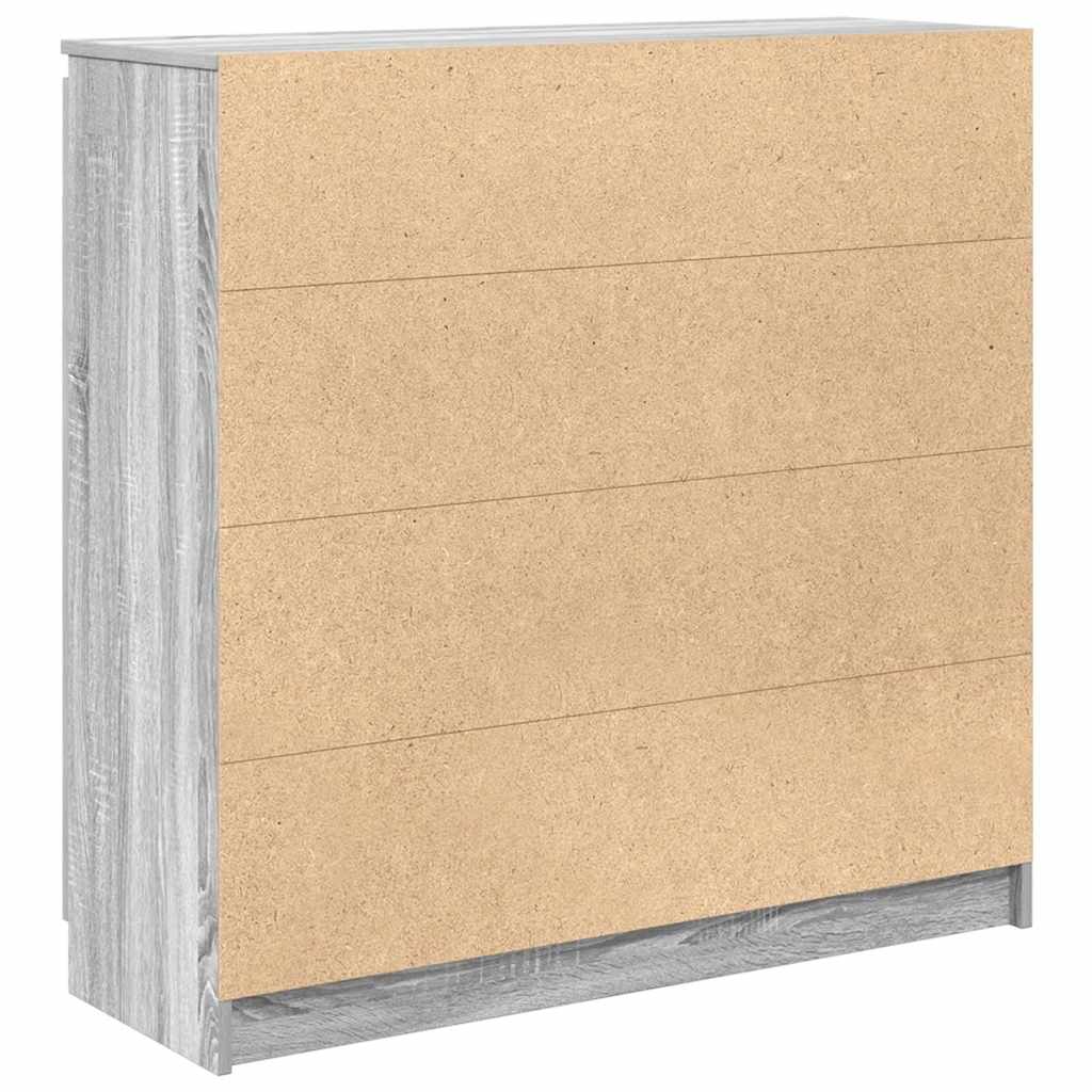 vidaXL Komoda z szufladami Szara Sonoma 100,5x35x98,5 cm