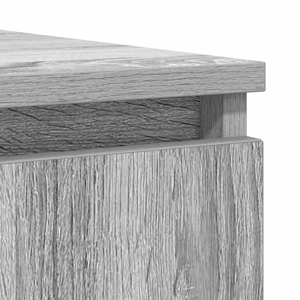 vidaXL Komoda z szufladami Szara Sonoma 100,5x35x98,5 cm