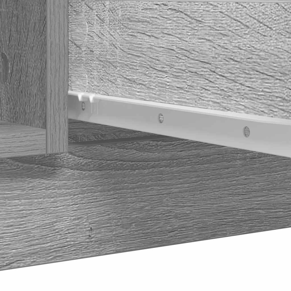 vidaXL Komoda z szufladami Szara Sonoma 100,5x35x98,5 cm