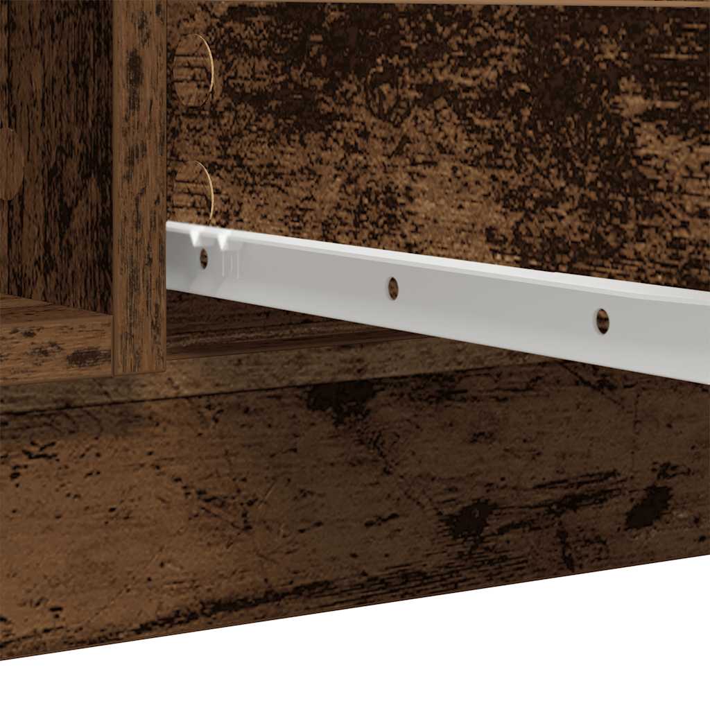 vidaXL Komoda z szufladami Stare drewno 100,5x35x98,5cm Drewno klejone