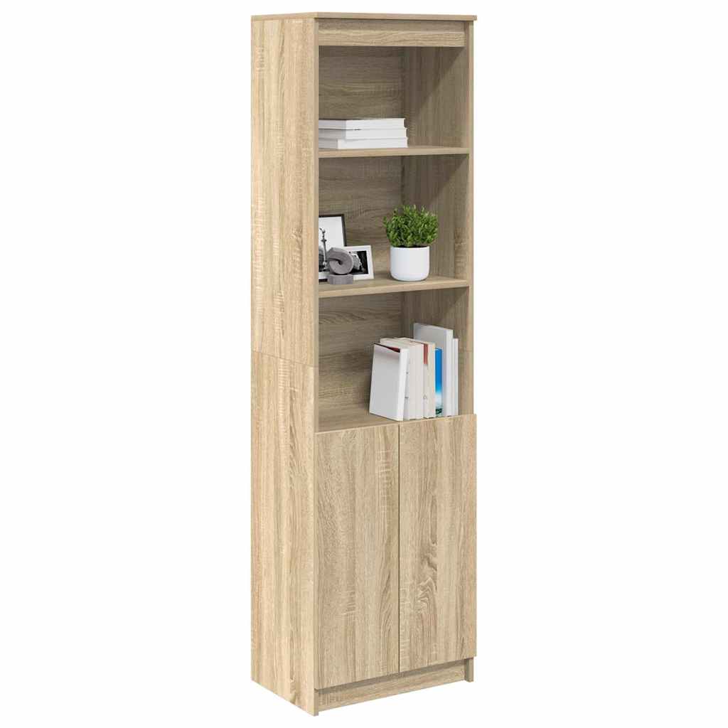 vidaXL Komoda Sonoma Oak 50x35x180 cm Drewno klejone