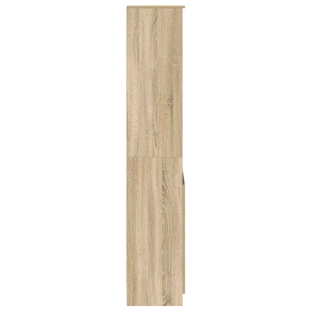 vidaXL Komoda Sonoma Oak 50x35x180 cm Drewno klejone