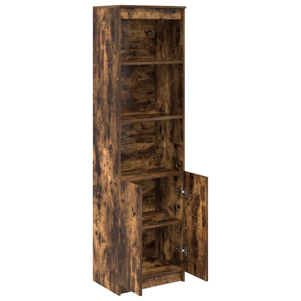 vidaXL Komoda z drewna klejonego dąb wędzony 50x35x180 cm