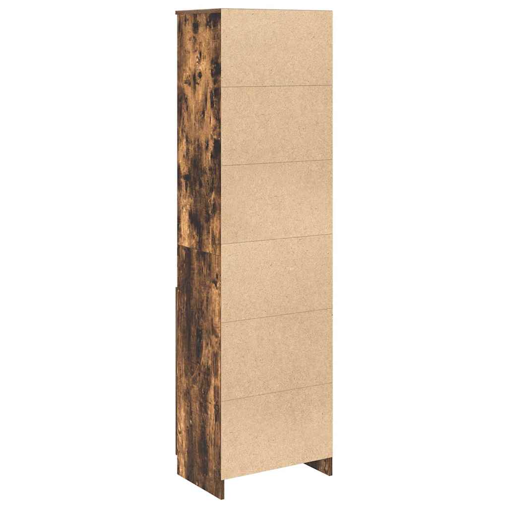 vidaXL Komoda z drewna klejonego dąb wędzony 50x35x180 cm