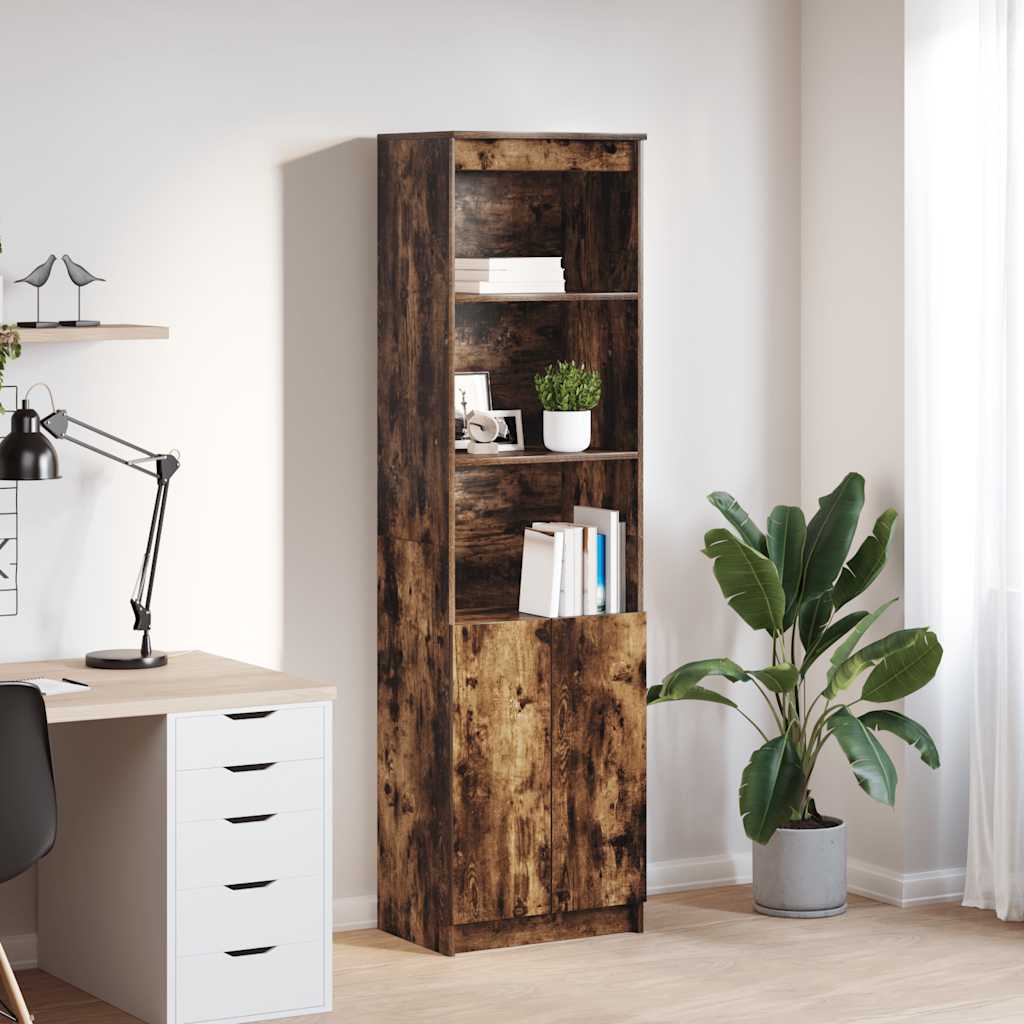 vidaXL Komoda z drewna klejonego dąb wędzony 50x35x180 cm