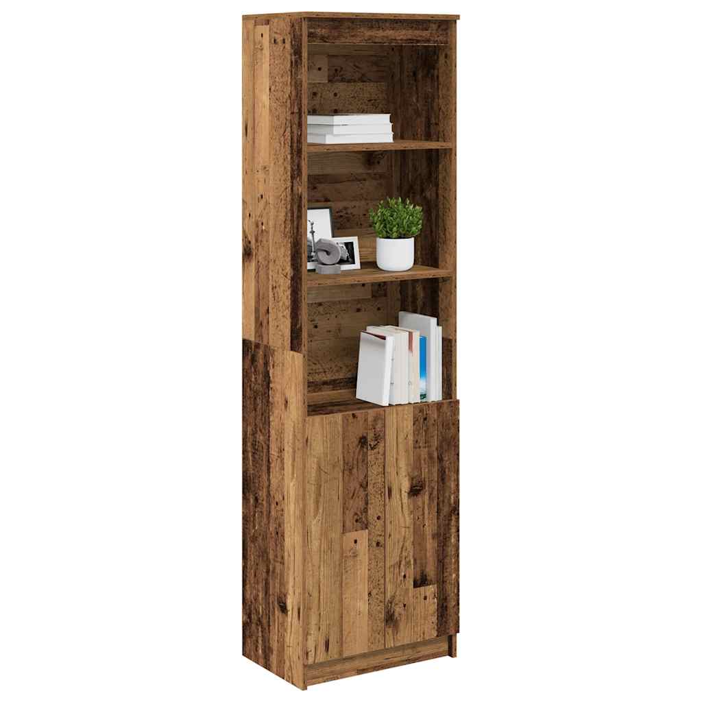 vidaXL Komoda Stara Drewno 50x35x180 cm Drewno klejone