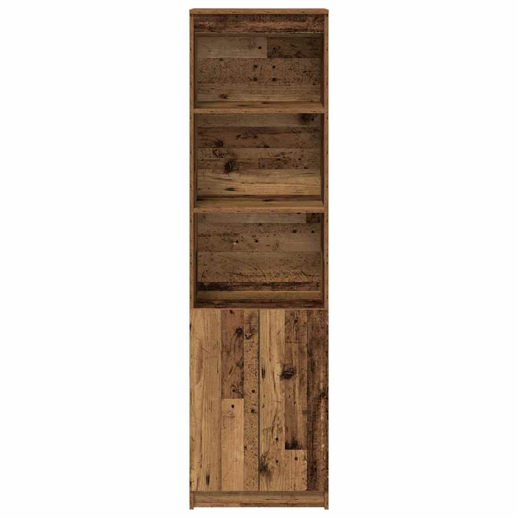 vidaXL Komoda Stara Drewno 50x35x180 cm Drewno klejone