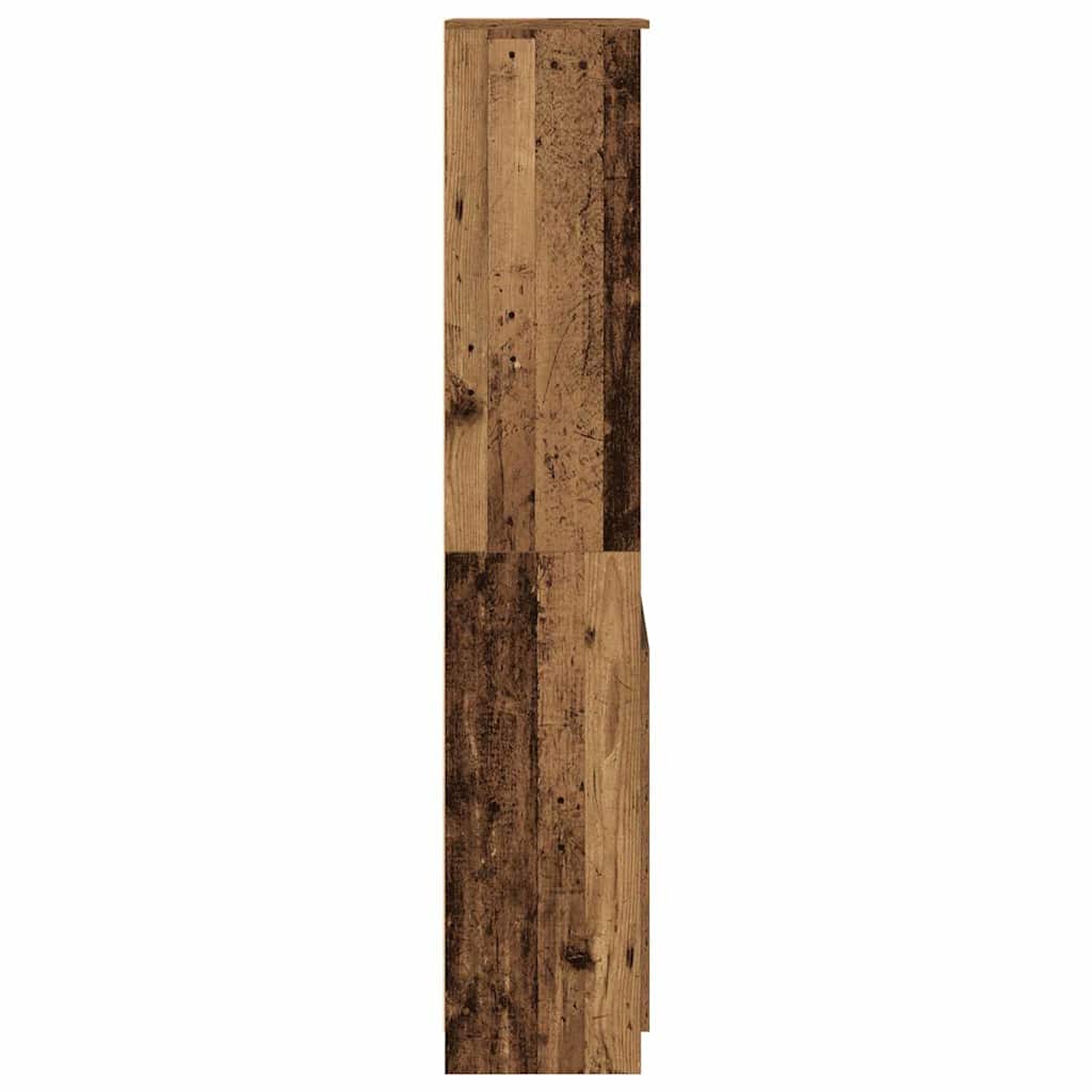 vidaXL Komoda Stara Drewno 50x35x180 cm Drewno klejone