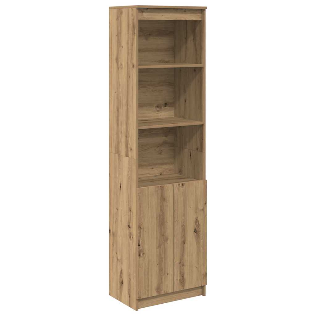 vidaXL Komoda Artisan Dąb 50x35x180 cm Drewno klejone