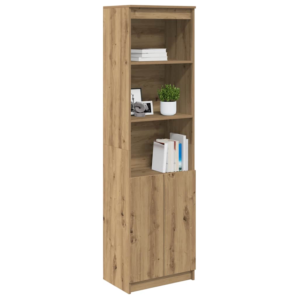 vidaXL Komoda Artisan Dąb 50x35x180 cm Drewno klejone