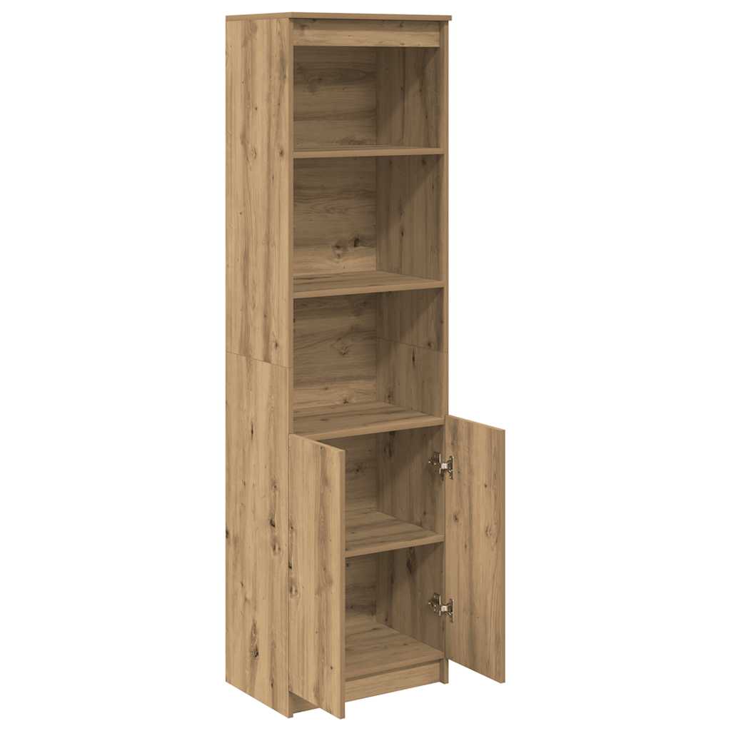 vidaXL Komoda Artisan Dąb 50x35x180 cm Drewno klejone