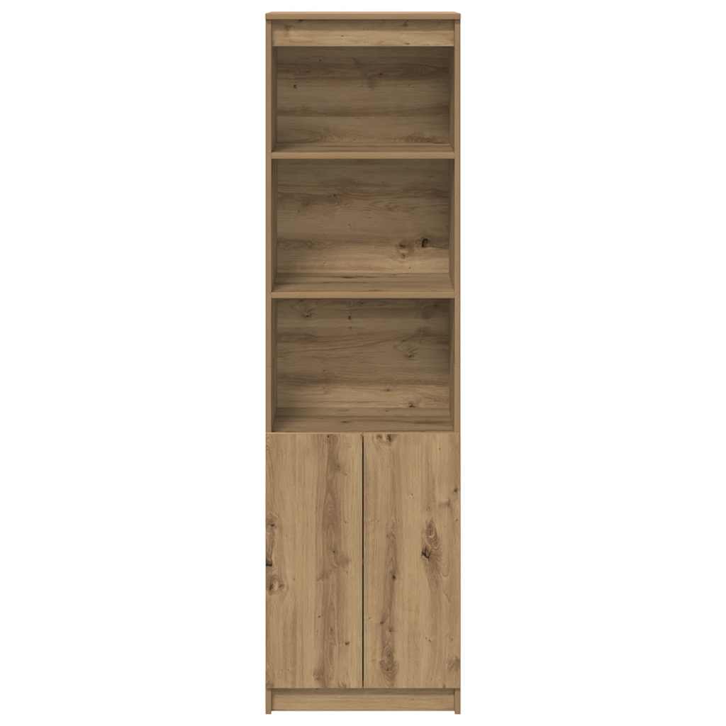 vidaXL Komoda Artisan Dąb 50x35x180 cm Drewno klejone