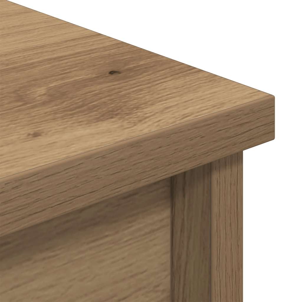 vidaXL Komoda Artisan Dąb 50x35x180 cm Drewno klejone