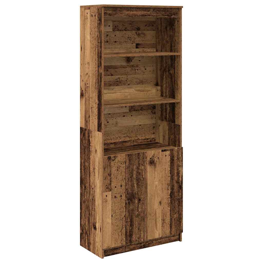 vidaXL Komoda Stara Drewno 70x35x180 cm Drewno klejone