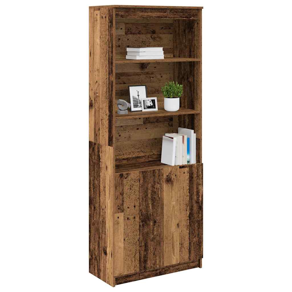 vidaXL Komoda Stara Drewno 70x35x180 cm Drewno klejone
