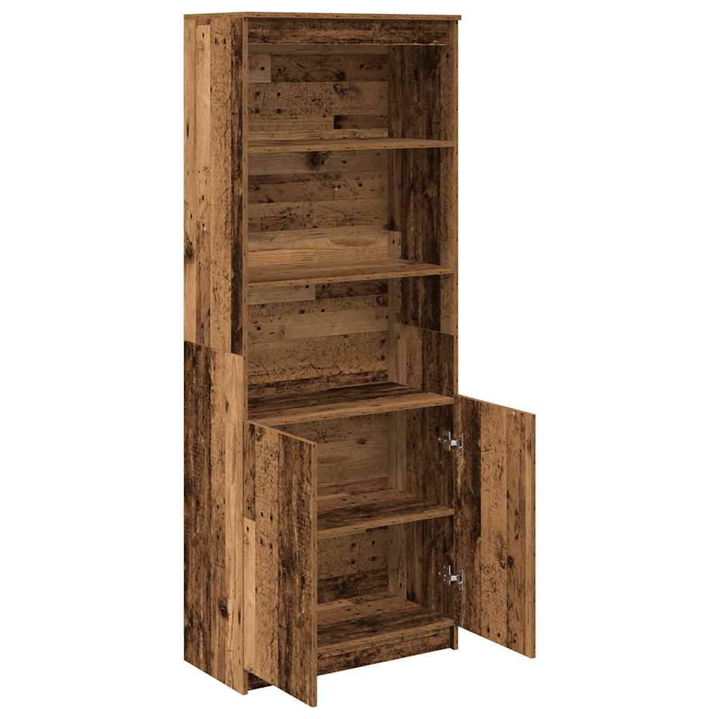 vidaXL Komoda Stara Drewno 70x35x180 cm Drewno klejone