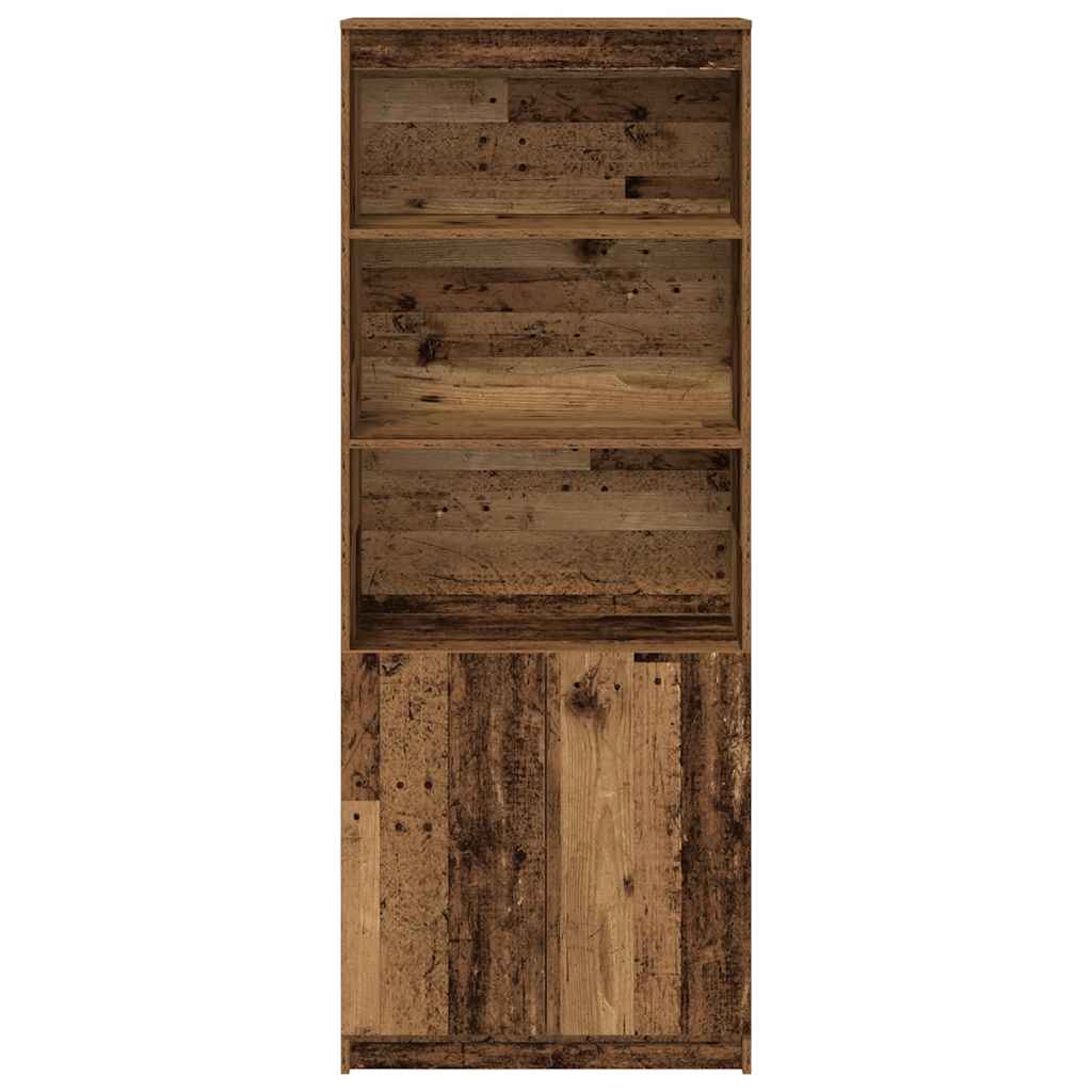 vidaXL Komoda Stara Drewno 70x35x180 cm Drewno klejone