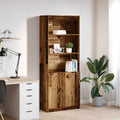 vidaXL Komoda Stara Drewno 70x35x180 cm Drewno klejone