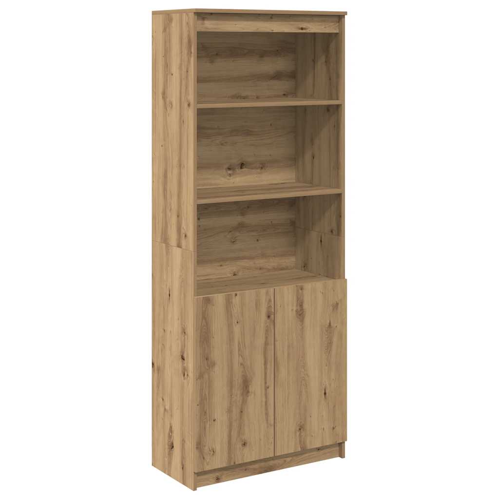 vidaXL Komoda Artisan Dąb 70x35x180 cm Drewno klejone