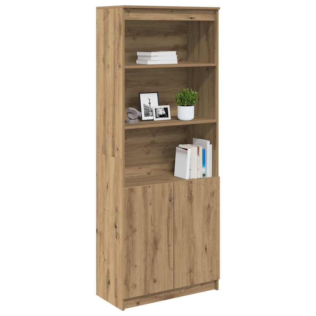 vidaXL Komoda Artisan Dąb 70x35x180 cm Drewno klejone