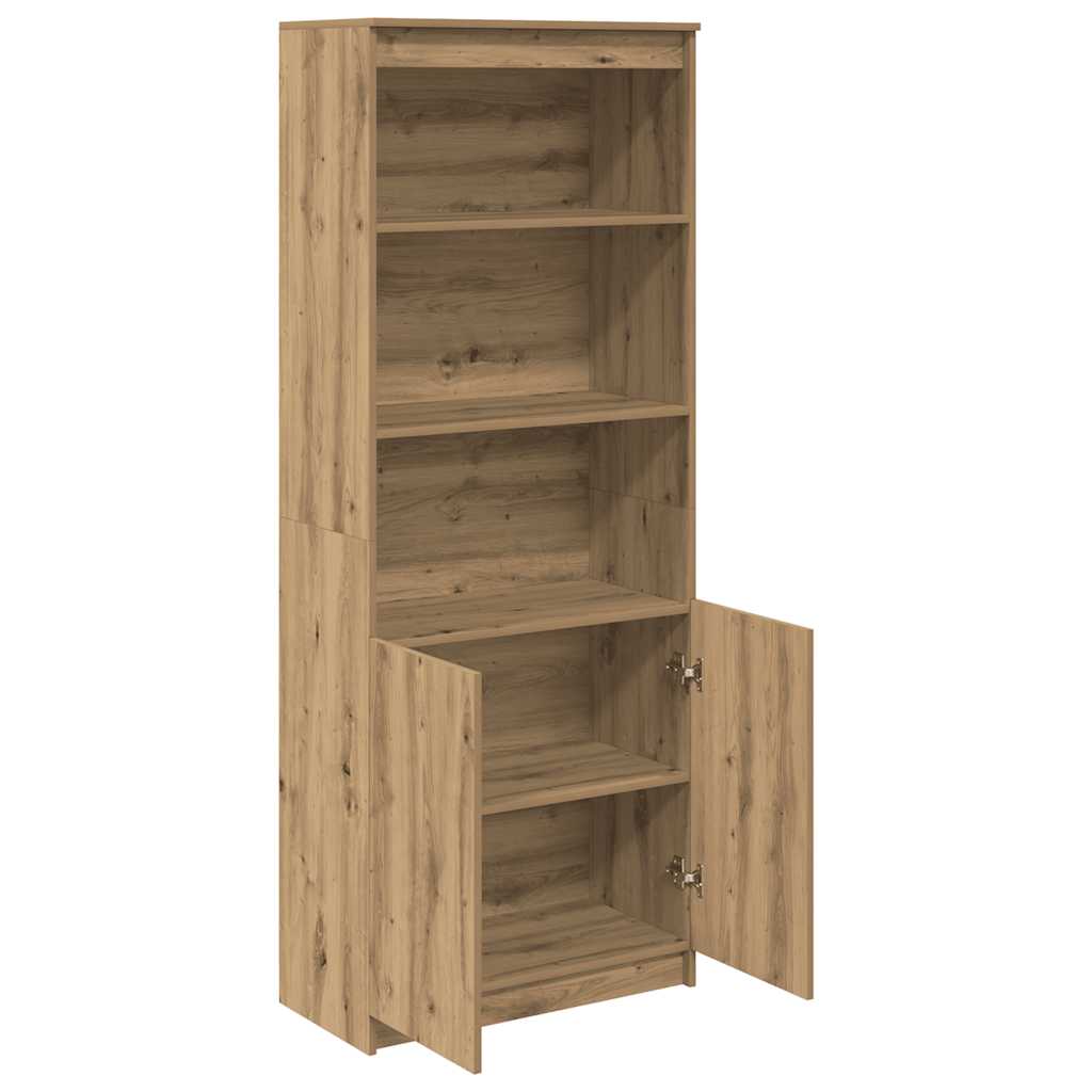 vidaXL Komoda Artisan Dąb 70x35x180 cm Drewno klejone