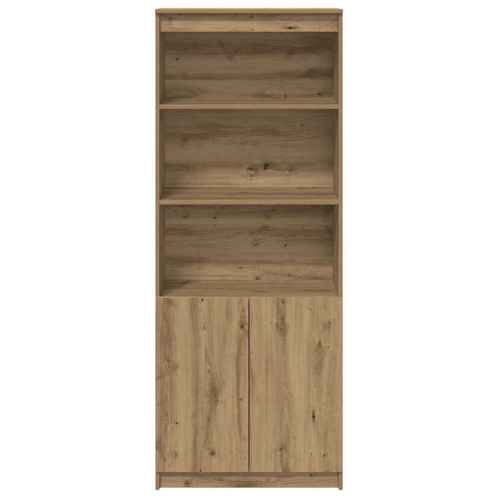vidaXL Komoda Artisan Dąb 70x35x180 cm Drewno klejone