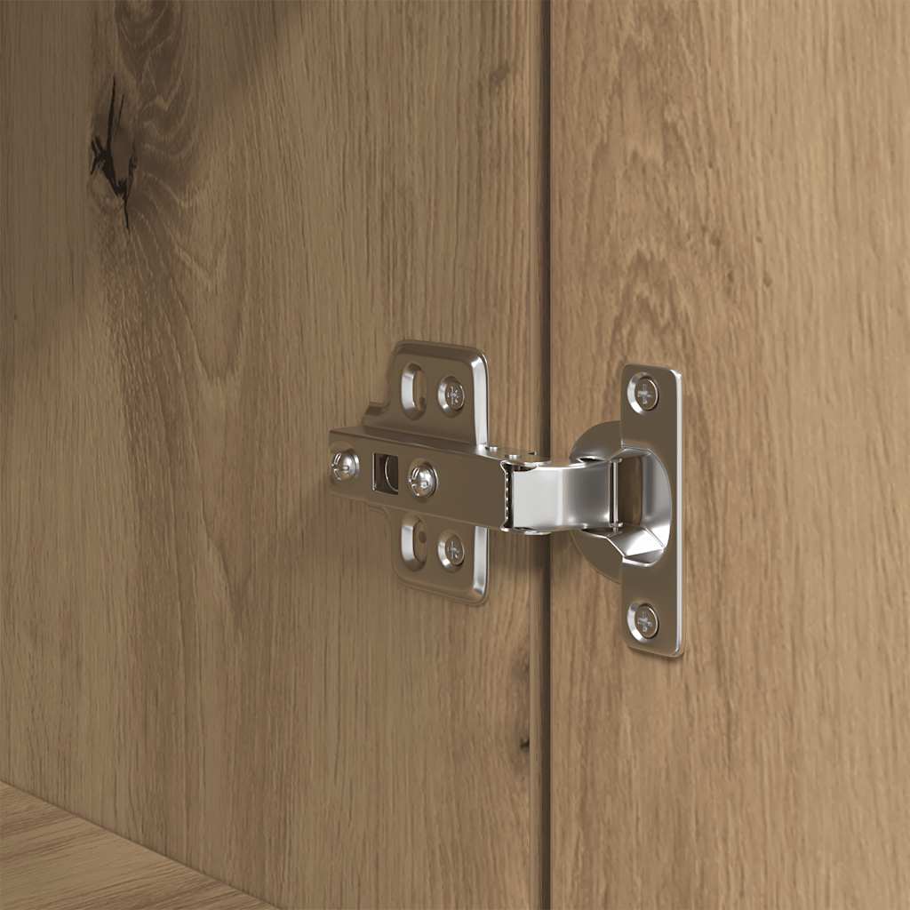vidaXL Komoda Artisan Dąb 70x35x180 cm Drewno klejone