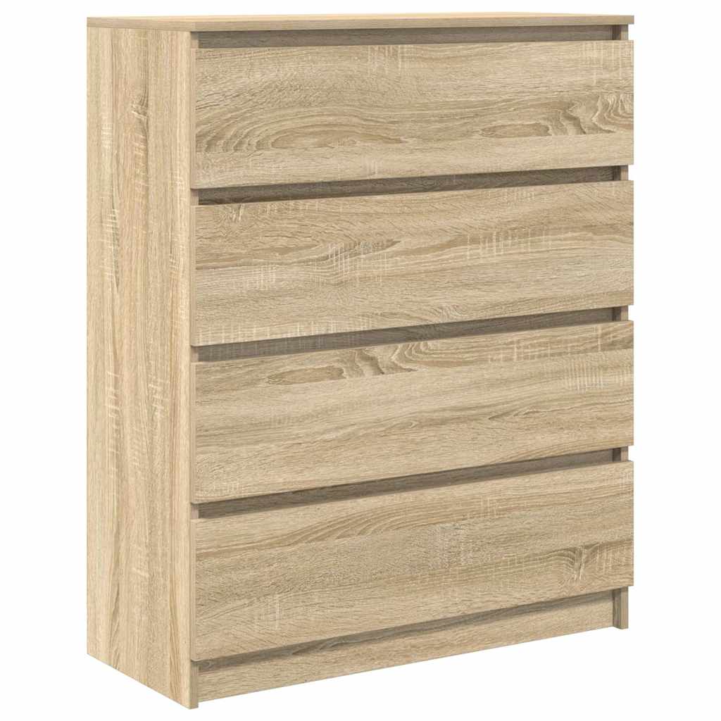 vidaXL Komoda Sonoma Oak 80x35x99 cm Drewno klejone