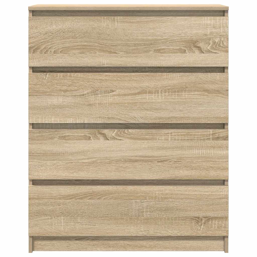 vidaXL Komoda Sonoma Oak 80x35x99 cm Drewno klejone