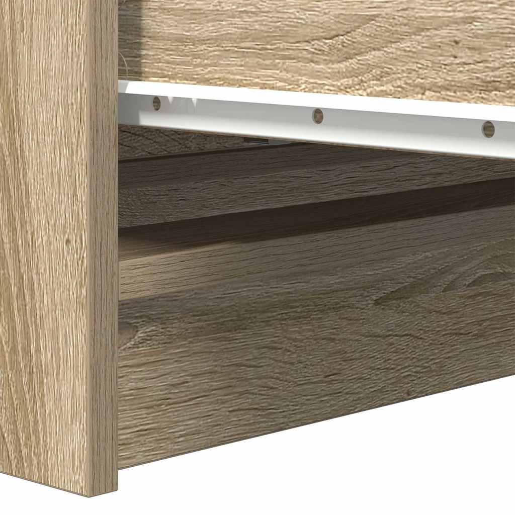 vidaXL Komoda Sonoma Oak 80x35x99 cm Drewno klejone