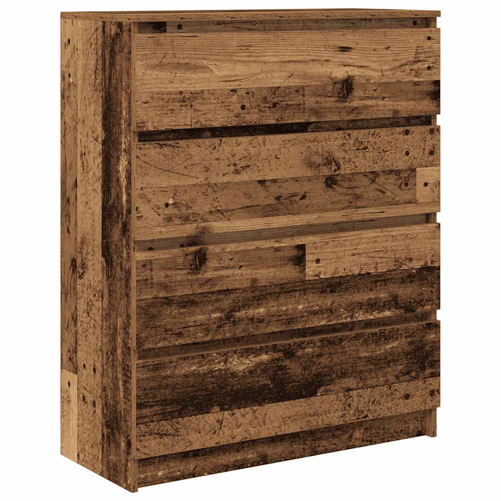 vidaXL Komoda Stare drewno 80x35x99 cm Drewno klejone