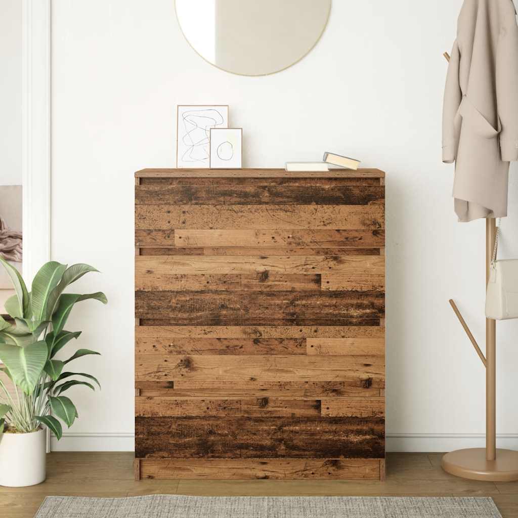 vidaXL Komoda Stare drewno 80x35x99 cm Drewno klejone